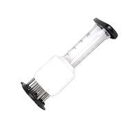 JINGYAN Attendrisseurs à viande BBQ Injected Steak Tenderloin Pin Multi-Function Sauce Injector Stainless Steel Neddle Knocking Meat Hammer