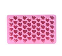 JINGYAN Bacs à glaçons Cavity Gummy Love Heart Shape Ice Cube Chocolate Silicone Mold Molds Candy Mould Cake Decorating Tool