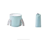 JINGYAN Bains de pieds Foldable Basin Travel Camping Washbasin Bucket Fishing Folding Foot Bath Sink Soak Bag Multifunctional