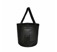 JINGYAN Bassine Retractable Collapsible Wash Basin Folding Foot Bath Tub Outdoor Gardening Car Washing Bucket(Black)