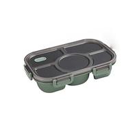 JINGYAN Boîte à bento 3/4/5Grids Lunch Box Bento Box Lunch Containers For Adult Picnic Bento Lunch Box Microwave(5 Grid Green)