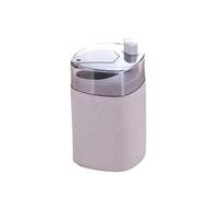 JINGYAN Boîte à Cure-Dents Automatic Toothpick Holder Container Wheat Straw Hand-Pressed Transparent Toothpick Holder Automatic Toothpick Holder Container(Purple)