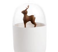 JINGYAN Boîte à Cure-Dents Creative Animal Tree Toothpicks Holder Cotton Swab Box Bud Case Home Table Decor Plastic Storage Organizer