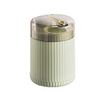 JINGYAN Boîte à Cure-Dents Light Luxury Toothpick Box Creative Press-Type Pop-up Toothpick Box Dustproof Cans for(White)