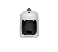 JINGYAN Boîte à Cure-Dents Pop Up Automatic Toothpick Container for Toothpicks Holdertooth Pick Boxes Holder Storage Detachable(Grijs)