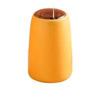 JINGYAN Boîte à Cure-Dents Toothpick Holder Dispensers Up Fashionable Dispenser Case Tooth Picks Container(Yellow)