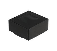 JINGYAN Boîtes cadeaux Gift Box Box Heaven And Earth Cover Kraft Paper Box Gift Box Jewelry Box Candy Box(Black,85x85x35mm)