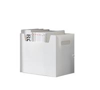 JINGYAN Boîtes de classement Document File Storage Box Plastic Folding Desktop Organizer Multi-functional Books Sundries Rack Stationery