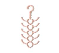 JINGYAN Boîtes et porte-chapeaux Multi-purpose Storage Hook Rotatable Scarf Rack Hat Hanger Plastic Shoe Hooks(Pink)