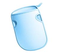 JINGYAN Bouchon de vidange d'évier 3d Bath Sponge Shower Gloves Spa Exfoliating Hand Wash Towel Body Cleaning Hammam Scrub Mitt Dead Skin Removal Bathroom(Blue)