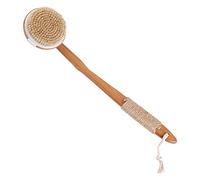JINGYAN Bouchon de vidange d'évier Bath Brush Natural Bristle Exfoliating Wooden Body Massage Shower Brush SPA Woman Man Skin Care Dry Body Brush