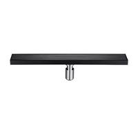 JINGYAN Bouchon de vidange d'évier Black SUS 304 Stainless Steel Shower Drain Bathroom Floor Tile Insert Square Anti-Odor Waste Grates(60)