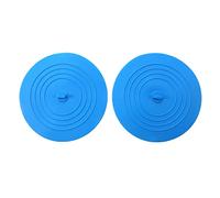 JINGYAN Bouchon de vidange d'évier Floor Drain Plug Silicone Round Cover Modern Simple and Practical Household Product Kitchen Bathroom Water(Blue)