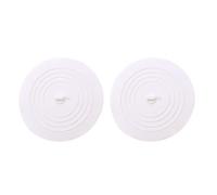 JINGYAN Bouchon de vidange d'évier Floor Drain Plug Silicone Round Cover Modern Simple and Practical Household Product Kitchen Bathroom Water(White)