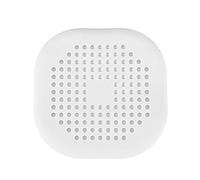 JINGYAN Bouchon de vidange d'évier Hair Filter Sink Anti-Blocking Strainer Bathtub Shower Floor Drain Stopper Silicone Kitchen Deodorant Plug Bathroom Accessories(Flat White)