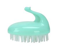 JINGYAN Bouchon de vidange d'évier Silicone Brush Massage Comb Shampoo Scalp-Scrubble for Hair and Body Care hair massager(Green)