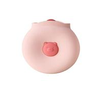 JINGYAN Bouillottes Bouteille d'eau chaude en silicone, bouteille portable, sac isolant (couleur: rose)