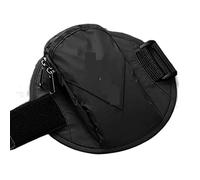 JINGYAN Brassards pour téléphones Portables Outdoor Sport Running Reflective Mobile Phone Wrist Arm Bag for Night Run Jogging Gym Waterproof Armband Phone Pouch Case Cover(Black)