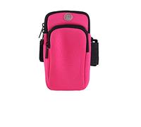 JINGYAN Brassards pour téléphones Portables Running Sport Armband Bag Waterproof Arm Bag Mobile Phone Bag Case Fitness Gym Arm Band for(Pink)