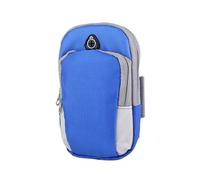 JINGYAN Brassards pour téléphones Portables Sports Running Armband Bag Case Cover Running Armband Universal Waterproof Sport Mobile Phone Holder Outdoor Sport Phone(Blue)