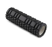 JINGYAN Briques yoga 1Pcs 26 * 7.5cm Pilates Column Yoga Massage Roller Block Muscle Relax Brick Gym Exercise Fitness Equipment(Black)