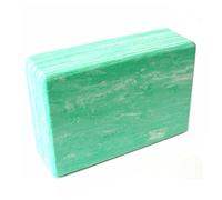 JINGYAN Briques yoga Exercises High Density Yoga Block Stability Pattern Brick(Deep Blue)