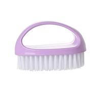 JINGYAN Brosses de Nettoyage Candy Color Soft Hair Laundry Brush Shoe Household Cleaning Kitchen Bathroom Accessories(Purple)