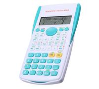 JINGYAN Calculatrices de Base Portable Multifunctional cientifica for Mathematics Teaching Students Function Display Calculator(Sky Blue)