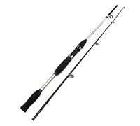 JINGYAN Cannes à pêche 1.5M .8M Casting Spinning Ultra Light Boat Lure Fishing Rod(White,1.8 m)