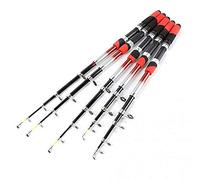 JINGYAN Cannes à pêche 1.8M-4.5M Canne à pêche télescopique Portable FRP Main Pôle Mer Pêche extérieure Spinning la Tackle Lure Rod(2.7 m)