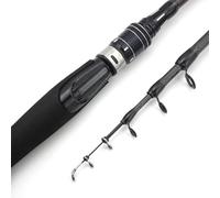 JINGYAN Cannes à pêche Light Telescopic Fishing Rod Spinning Lure Weight 1-5g Beginners Catch Small Fish Pole(Spinning Rod,180cm)