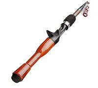 JINGYAN Cannes à pêche Mini Telescopic Spinning Casting Travel Rod 1.3/1.6/1.8M Carp Feeder Pole(Black Spinning Rod,1.8M)