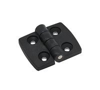 JINGYAN Charnières 2pcs Black Plastic Door Bearing Butt Hinges Cabinet Drawer Jewelry Box
