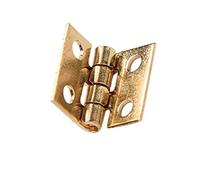 JINGYAN Charnières 2pcs Mini Hinge Wooden Jewelry Box Repair Hinge House Cabinet Door Furniture Craft Box Folding Hinge