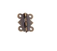 JINGYAN Charnières de portes 100pcs Hinges With Screws Butterfly Style Butt Iron Rustic Bronze Vintage Wooden Jewelry Box