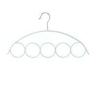 JINGYAN Cintres Classiques Hook Storage Scarf Hanger Plastic Tie Circle Creative Home 5 Rings(Blue)