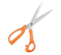 JINGYAN Ciseaux Antique Embroidery Scissors Sewing Orange with Protective Cover Stainless Steel