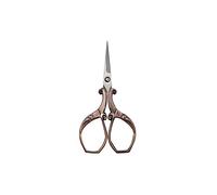 JINGYAN Ciseaux de Cuisine Ciseaux rétro Couture Outils à la Main, cisailles à Coudre Tissu coupé en Papier fabriqué à la Main Durable(Red Copper)
