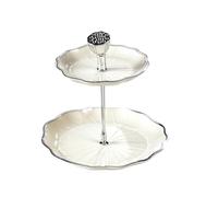 JINGYAN Corbeille de fruits et assiette de fruits Luxury European Cake Stand Wedding Party Dessert Table Candy Fruit Plate Cake Self-help Display Home Table Decoration Trays