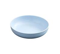 JINGYAN Corbeille de fruits et assiette de fruits Round Shape Practical Solid Food Plate Dish Reusable Dinner Dish Easy Cleaning Kitchen Supplies1pc(Pink)