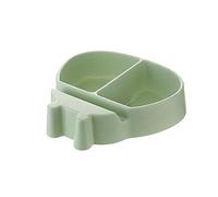 JINGYAN Corbeille de fruits et assiette de fruits Snack Bowl Snack Storage Box Seed Nuts and Dried Fruit Storage Box Plate Storage Box with Phone Holder(Green)