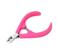 JINGYAN Coupe-ongles Nail Clipper Stainless Steel Nail Cutter Trimming Toe Finger Cuticle Plier Dead Skin Remover Scissor Manicure Nail Art Tools(Pink)