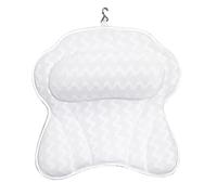 JINGYAN Coussins de Bain Neck Comfortable Bath Pillow Air Net Head Neck Back Shoulder Support Shower Bath Pillow