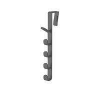 JINGYAN Crochets Multi-usages Bedroom Door Hanger Clothes Hanging on The Door Storage Hook Home Storage Mechanism Hook Handbag Bracket(Black)