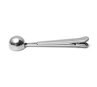 JINGYAN Cuillères à café Two-in-one for Coffee Spoons stainless steel Gold Sealing Clip Recipient Cafe Decor for kitchen tools
