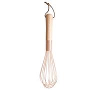 JINGYAN Cuillères à glace Kitchen Manual Egg Beater Stainless Steel Wood Balloon Whisk Cream Mixer Stirring Mixing Whisking Coil Style Tools