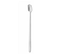JINGYAN Cuillères à glace Long Handle Coffee Spoon Stainless Steel Gold Silver Tableware Kitchen Bar Dessert Ice Cream Milk Retro Decoration