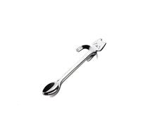 JINGYAN Cuillères à thé Coffee Spoon Stainless Steel Cartoon Cat Teaspoon Dessert Snack Scoop Milk Spoons Tableware