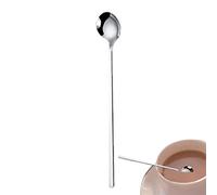 JINGYAN Cuillères à thé Coffee Spoons Long Handle Spoon Ice Tea Stirrers Stainless Steel Mini Teaspoons For Sugar Dessert Cake