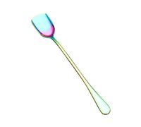 JINGYAN Cuillères à thé Creativity Coffee Spoon Stainless Steel Ice Long Handle Cream Dessert TeaSpoon Mixing Bar Tools Accessories